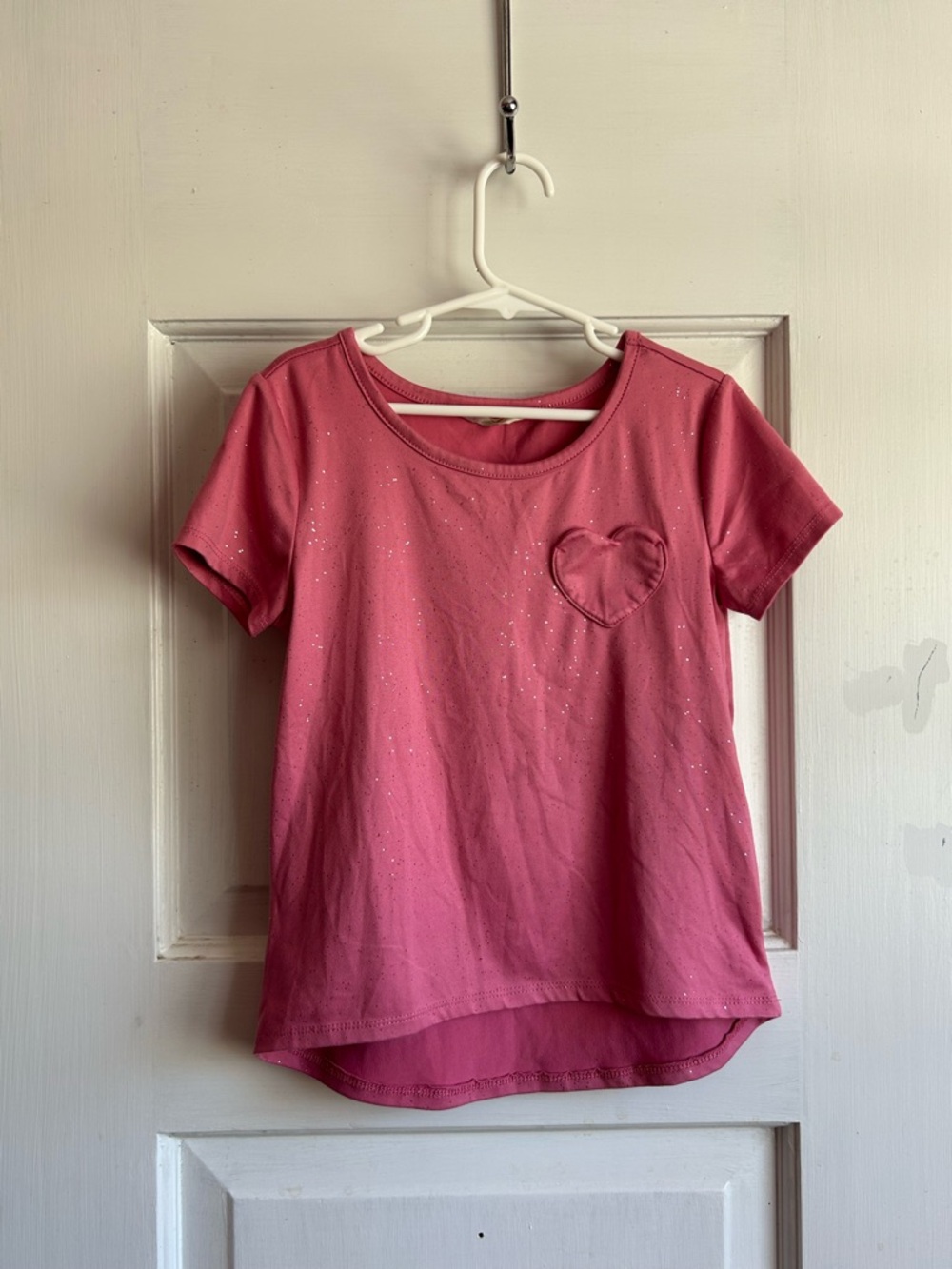 Be Kind Girls Pink sparkle T-Shirt size 8
